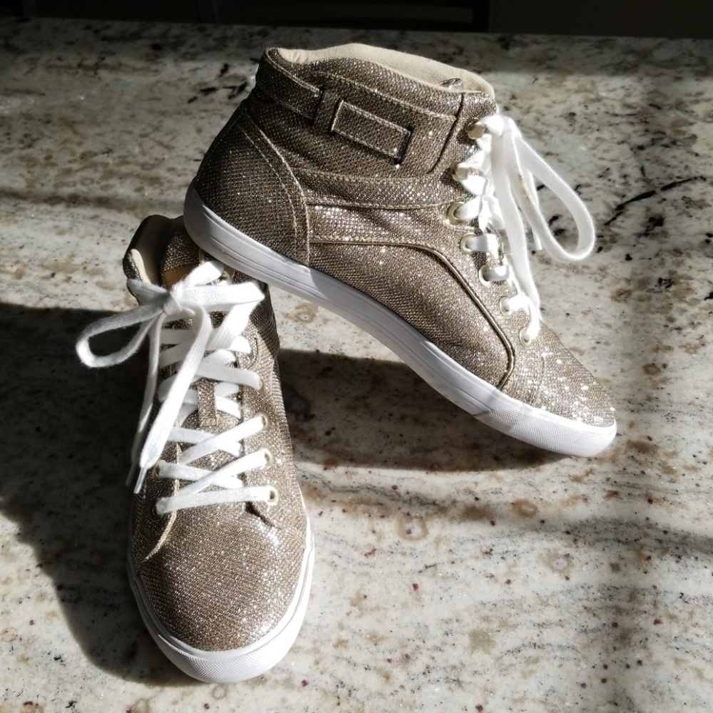 Guess golden sparkle sneakers